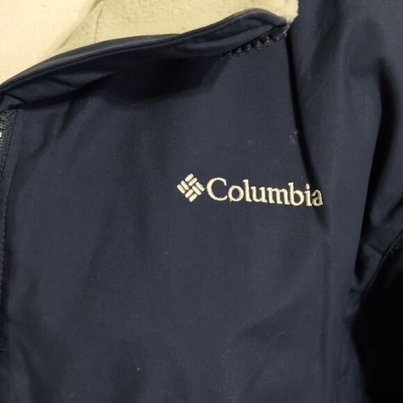 𝅺COLUMBIA Omni Shield Jacket Coat Zip Navy Size Large Men's - Picture 5 of 10